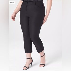 Black 4-Season pants in a slim capri 22 petite